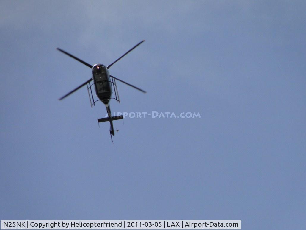 N25NK, 2008 Bell 407 C/N 53885, Headed southeast bound through LAX area