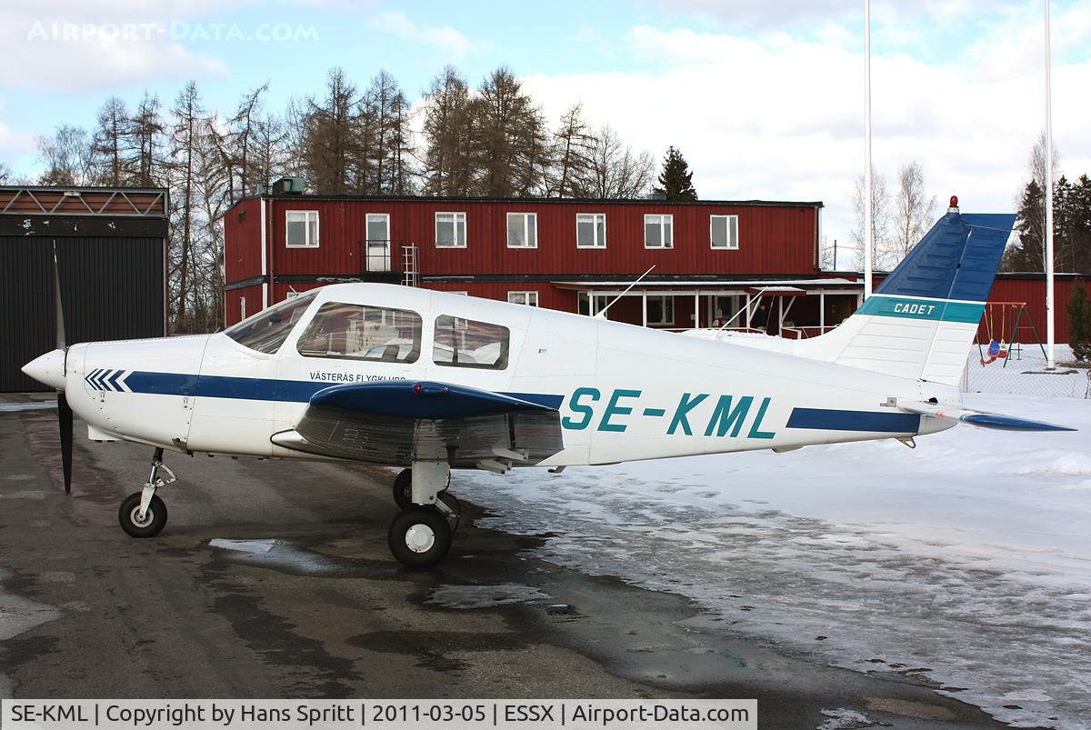 SE-KML, 1989 Piper PA-28-161 Cadet C/N 2841279, Piper Cadet operated by Västerås Flygklubb