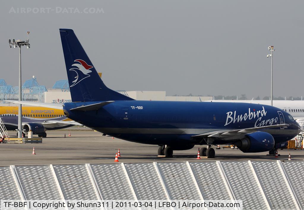 TF-BBF, 1992 Boeing 737-36E(SF) C/N 25264, Parked at the Cargo area...
