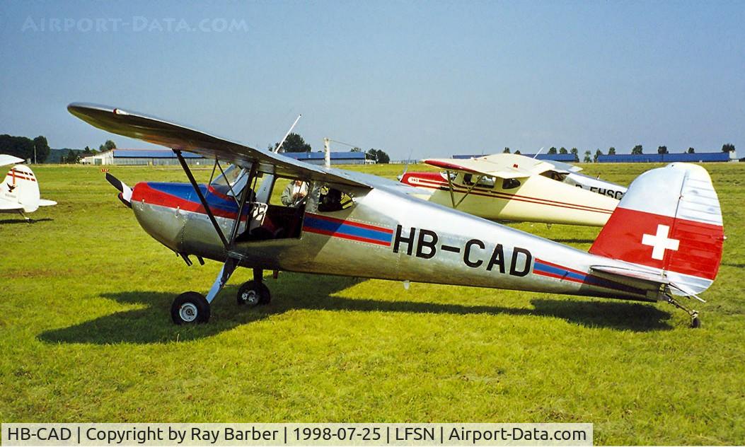 HB-CAD, 1947 Cessna 140 C/N 13033, Cessna 140 [13033] Nancy-Essey~F 25/07/1998