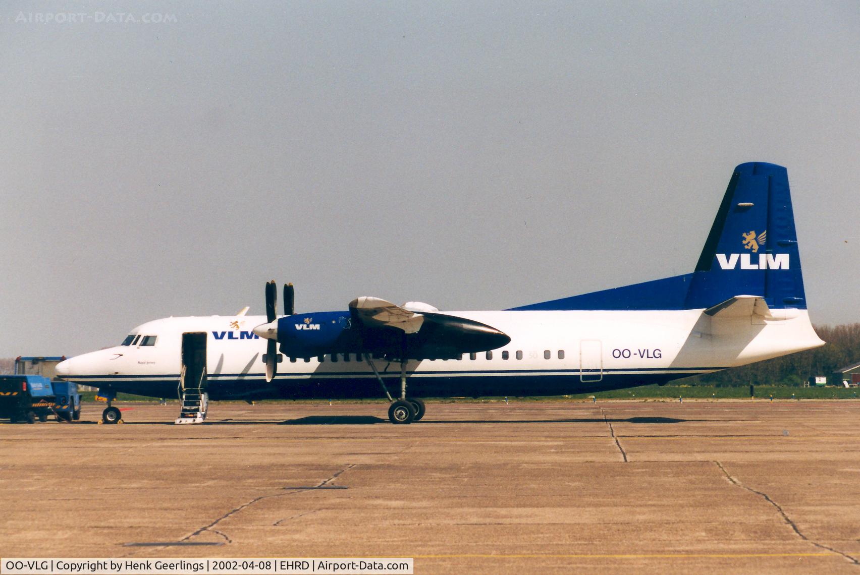 OO-VLG, 1987 Fokker 50 C/N 20104, VLM