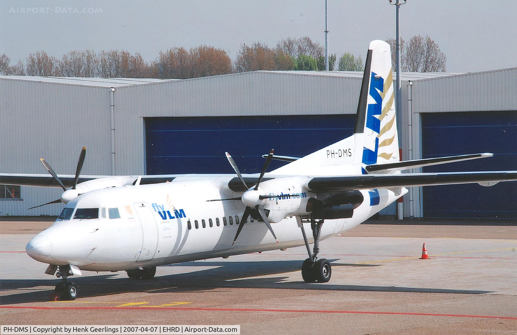 PH-DMS, 1991 Fokker 50 C/N 20209, VLM