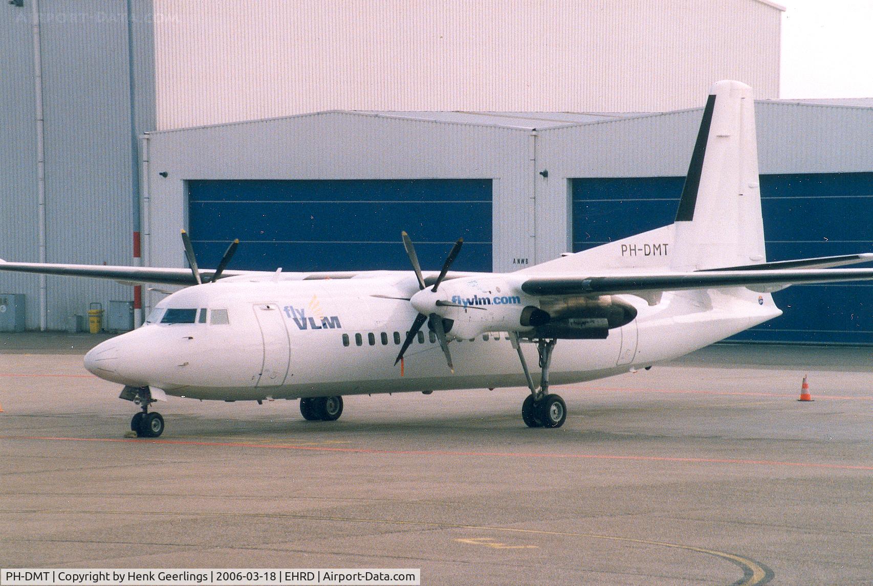 PH-DMT, 1991 Fokker 50 C/N 20208, VLM