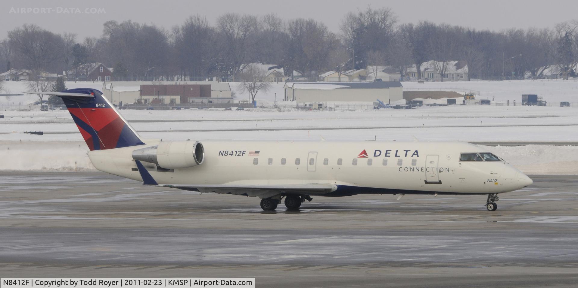 N8412F, 2000 Bombardier CRJ-200LR (CL-600-2B19) C/N 7412, Delta