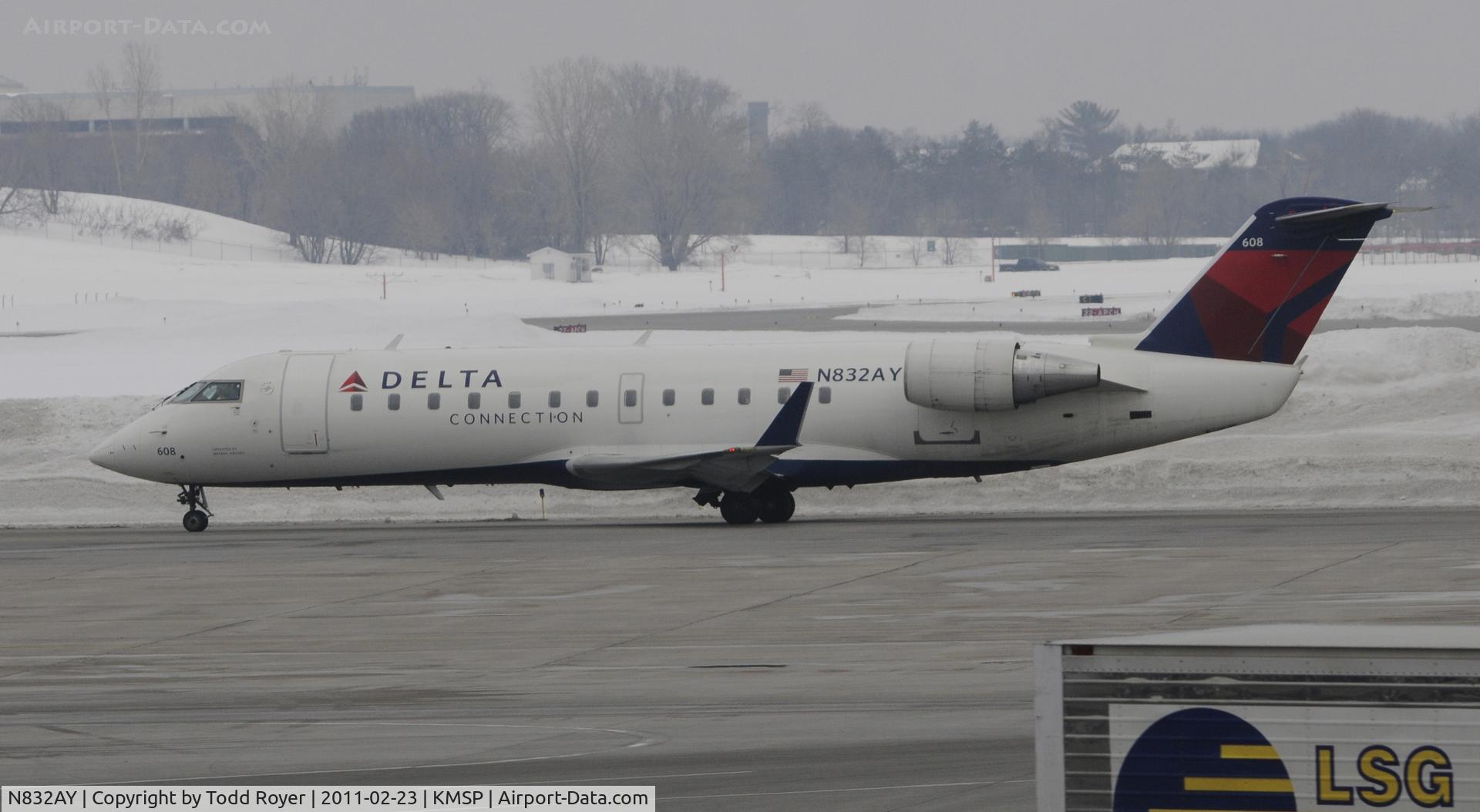 N832AY, 2005 Bombardier CRJ-200ER (CL-600-2B19) C/N 8032, Delta