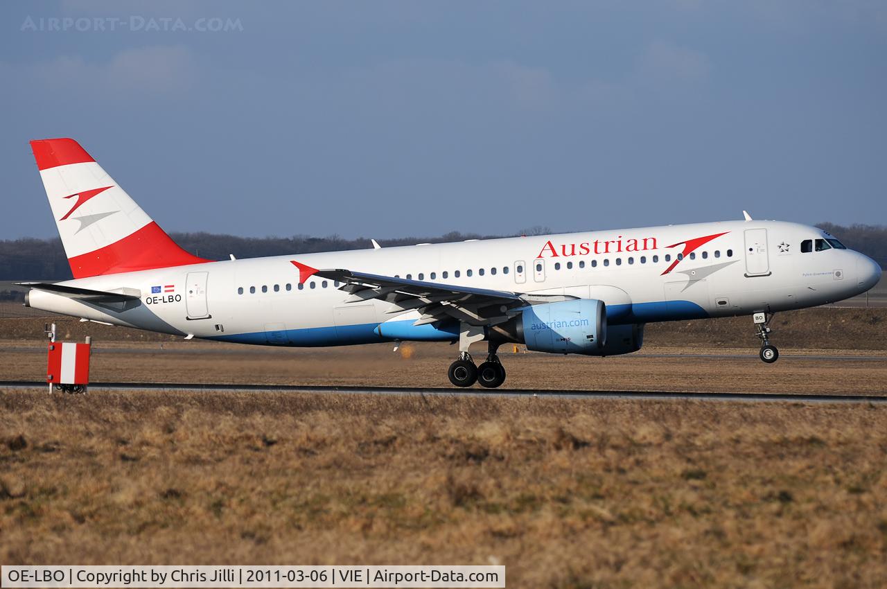 OE-LBO, 1998 Airbus A320-214 C/N 776, Austrian Airlines