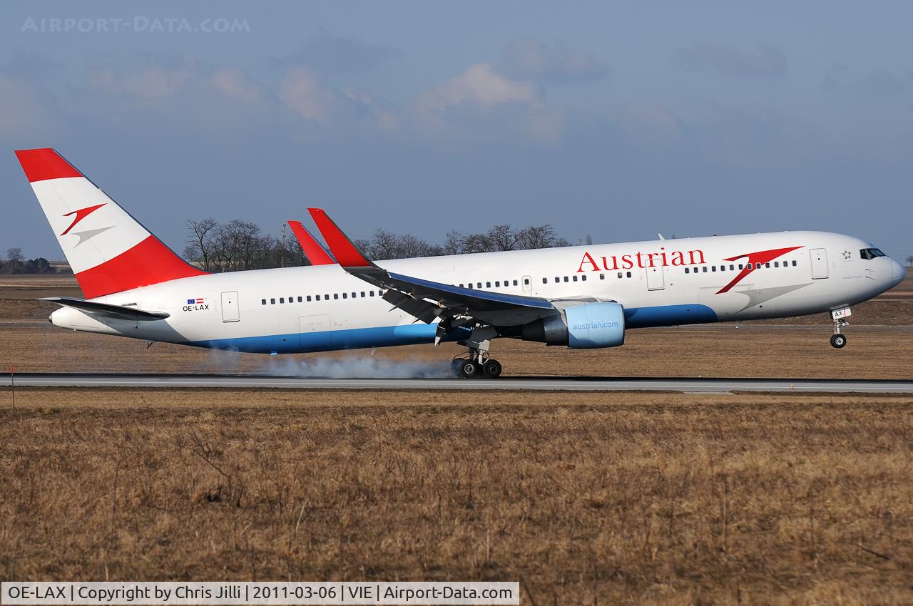 OE-LAX, 1992 Boeing 767-3Z9/ER C/N 27095, Austrian Airlines