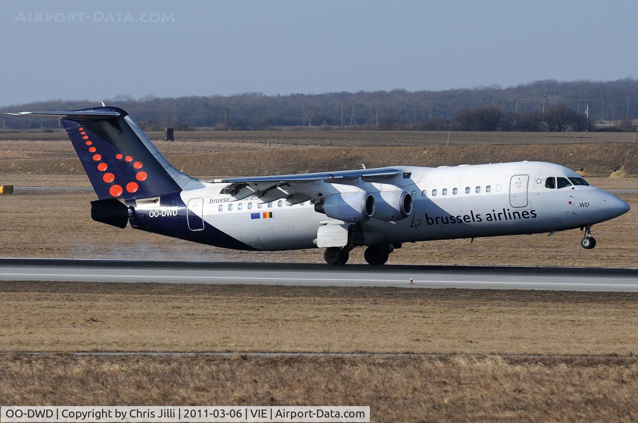 OO-DWD, 1998 British Aerospace Avro 146-RJ100 C/N E3324, Brussels Airlines