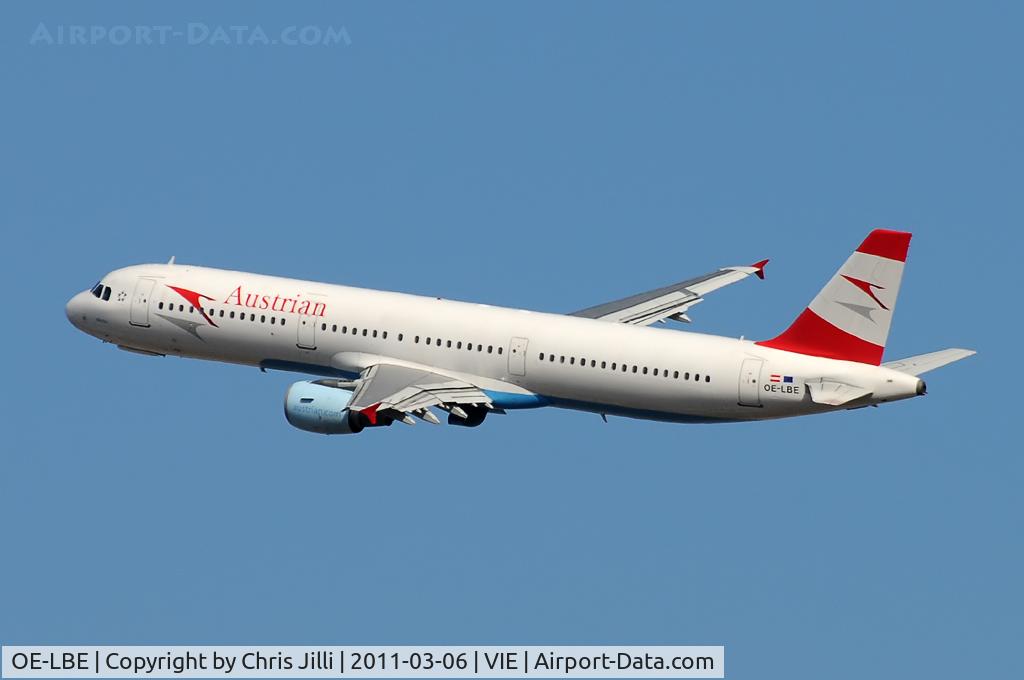 OE-LBE, 1998 Airbus A321-211 C/N 935, Austrian Airlines