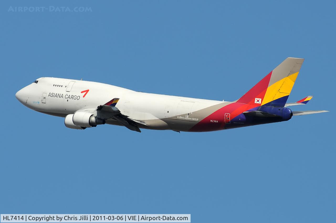 HL7414, 1991 Boeing 747-48EM(BDSF) C/N 25452, Asiana Cargo