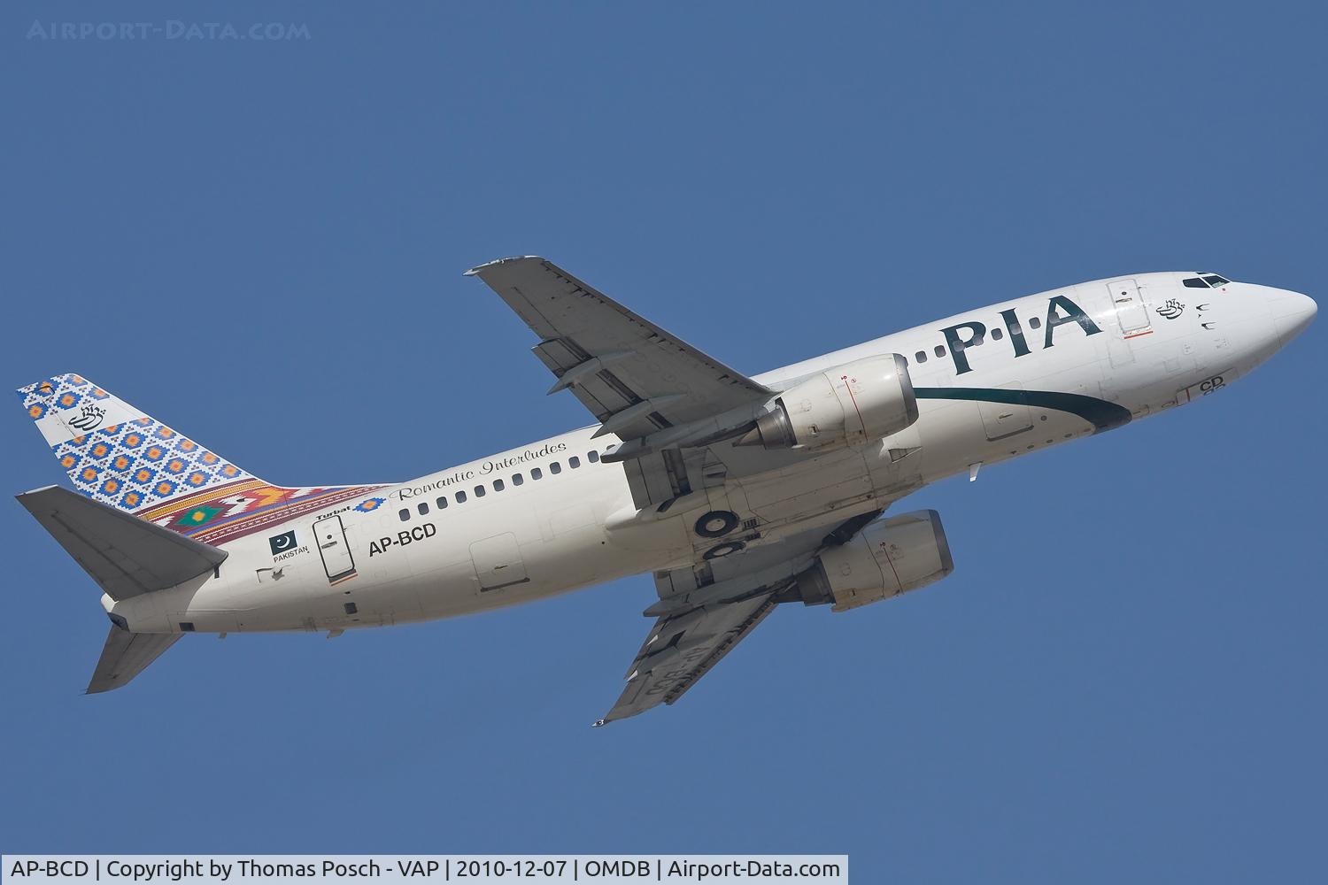 AP-BCD, 1985 Boeing 737-340 C/N 23297, Pakistan International Airlines - PIA