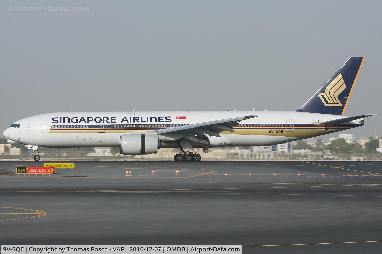 9V-SQE, 1998 Boeing 777-212/ER C/N 28511, Singapore Airlines