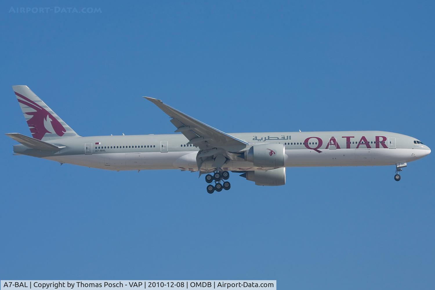A7-BAL, 2010 Boeing 777-3DZ/ER C/N 38244, Qatar Airways
