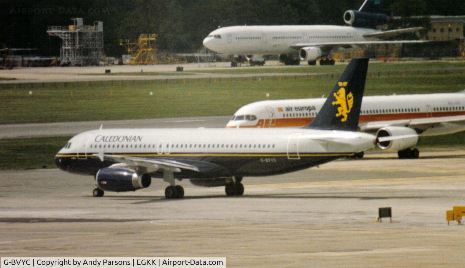 G-BVYC, 1993 Airbus A320-231 C/N 411, Sorry about the quality but a scanned print and not a good one