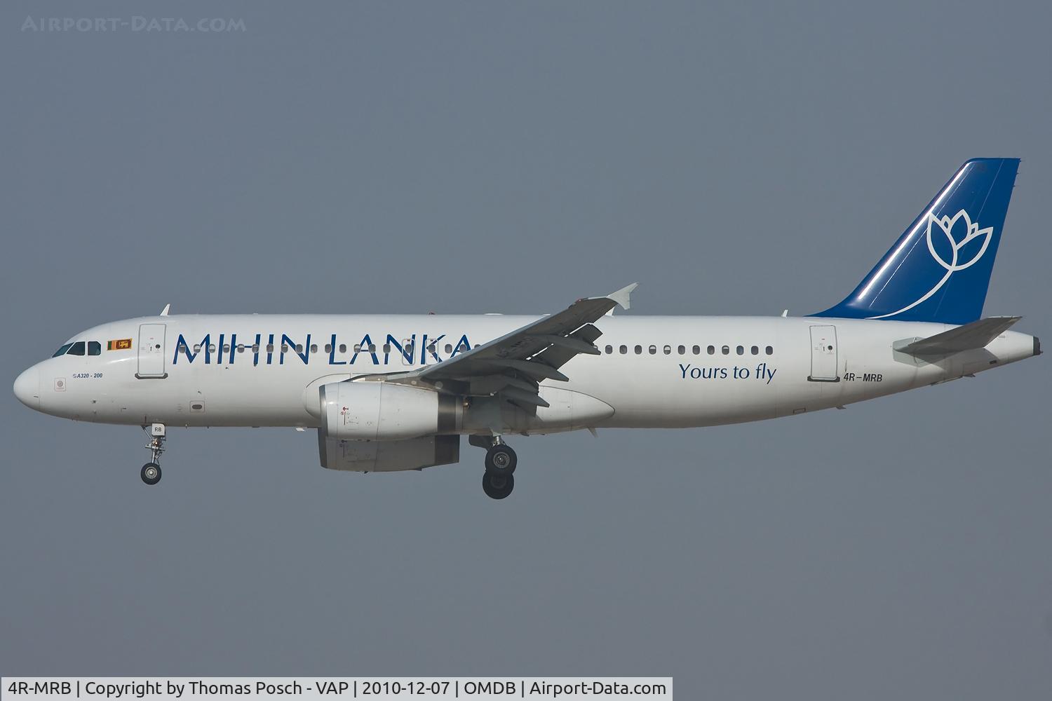 4R-MRB, 1999 Airbus A320-232 C/N 0977, Mihin Lanka