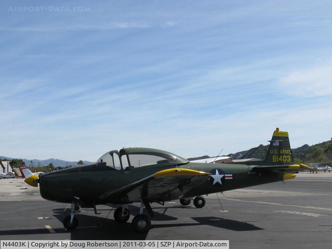 N4403K, 1948 Ryan Navion C/N NAV-4-1403, 1948 Ryan NAVION as L-17B, Continental E-185 (owner states 225 Hp)