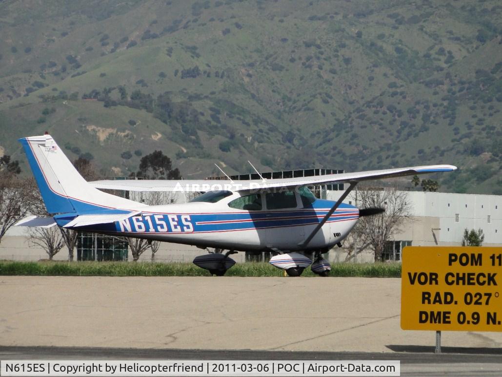 N615ES, 1969 Cessna 182N Skylane C/N 18260093, Standing by for take off clearence on runway 26L
