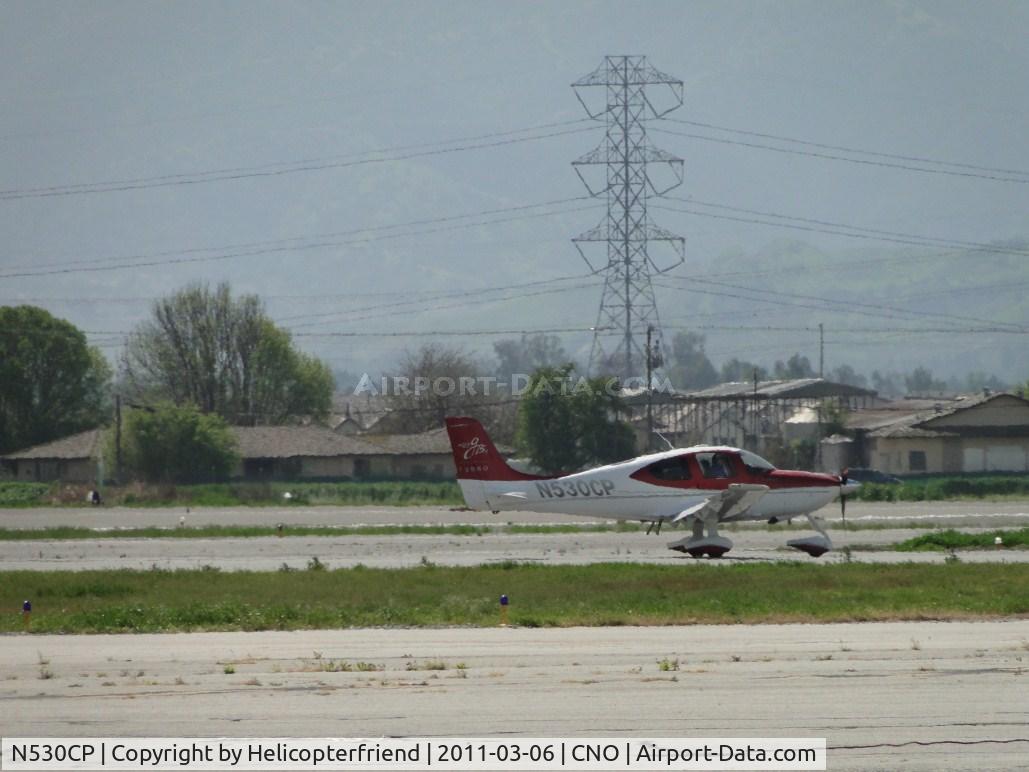 N530CP, 2008 Cirrus SR22 G3 GTS C/N 3030, Fast landing on runway 26R with quick rollout