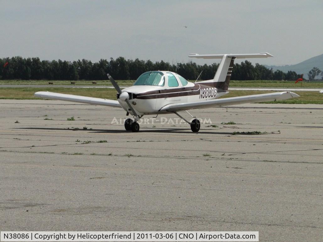 N38086, 1980 Beech 77 Skipper C/N WA-210, Parked south of the tower