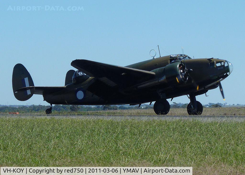 VH-KOY, 1939 Lockheed Hudson IVA C/N 6041, Another shot of the only flying Hudson in the world, at the Avalon Air Show.