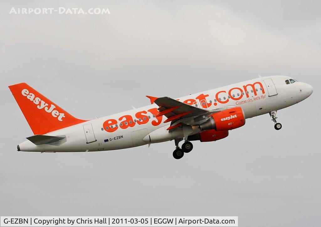 G-EZBN, 2007 Airbus A319-111 C/N 3061, easyJet