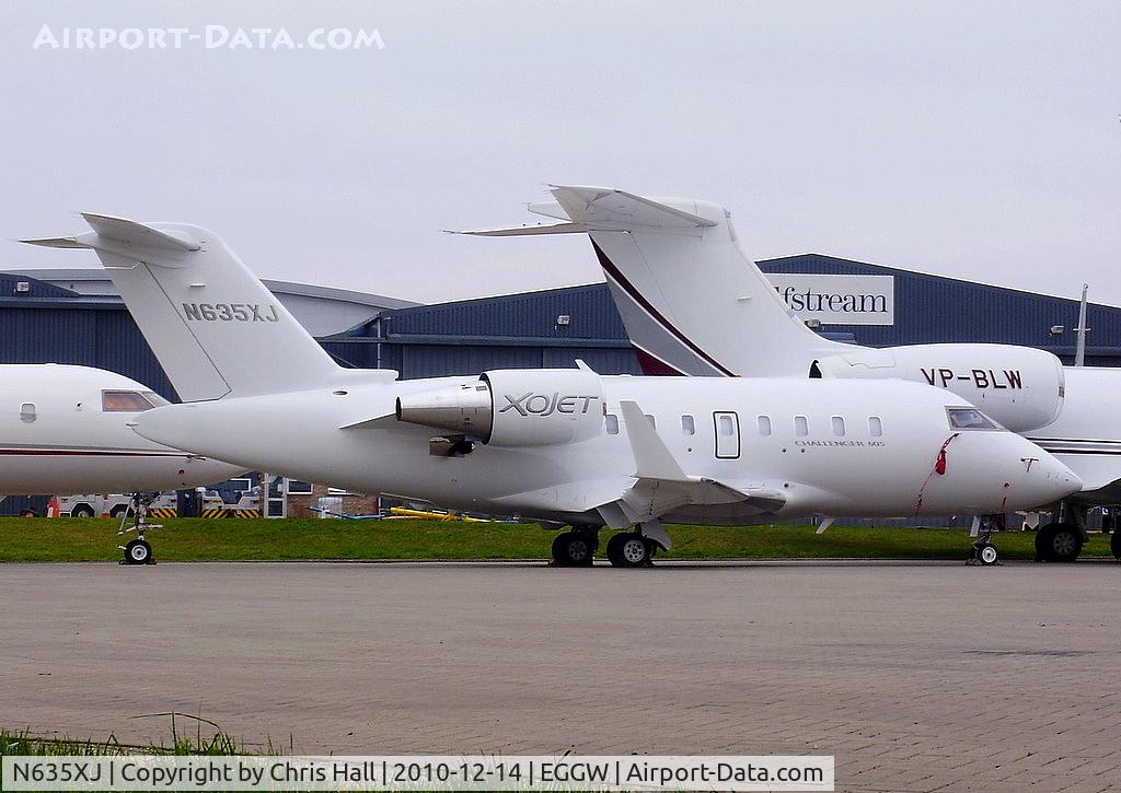 N635XJ, 2009 Bombardier Challenger 605 (CL-600-2B16) C/N 5835, Bombardier Aerospace Corp
