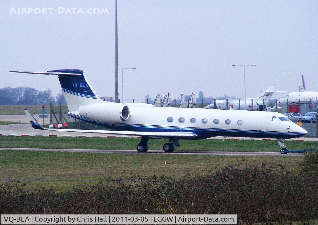 VQ-BLA, 2008 Gulfstream Aerospace GV-SP (G550) C/N 5215, ArcelorMittal