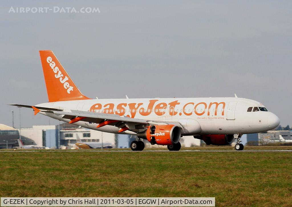 G-EZEK, 2004 Airbus A319-111 C/N 2224, easyJet