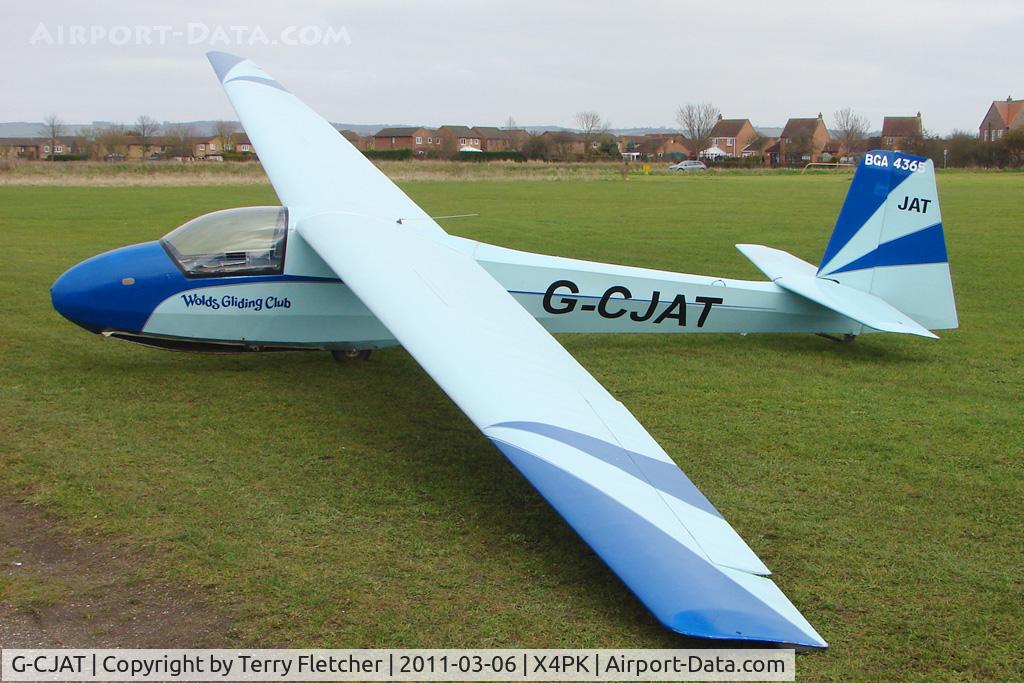 G-CJAT, 1963 Schleicher K-8B C/N 8150, 1963 Schleicher K8B, c/n: 8150 at Pocklington