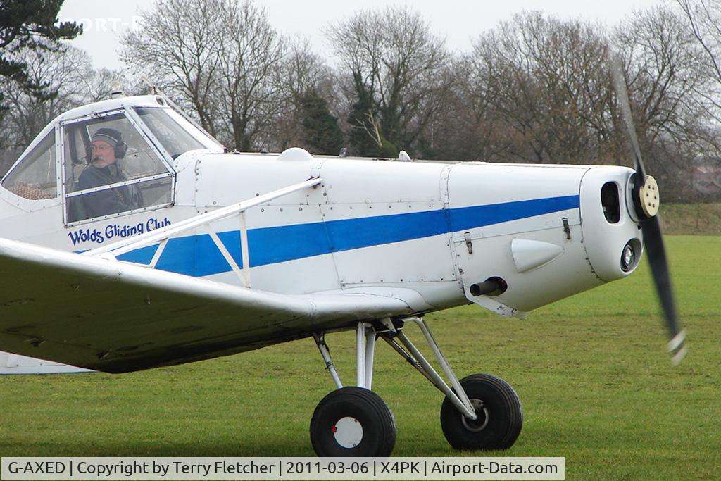 G-AXED, 1965 Piper PA-25-235 Pawnee C/N 25-3586, Ex Finnish (OH-PIM) 1965 Piper PIPER PA-25-235, c/n: 25-3586 is the Tug for (Pocklington) Wolds Gliding Club