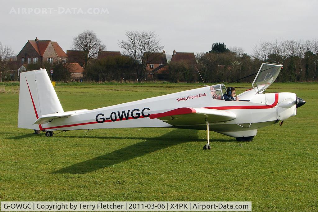 G-OWGC, 1977 Slingsby T-61F Venture T2 C/N 1875, 1977 Slingsby Engineering Ltd SLINGSBY T61F VENTURE T MK2, c/n: 1875  - ex XZ555 at Wolds Gliding Club