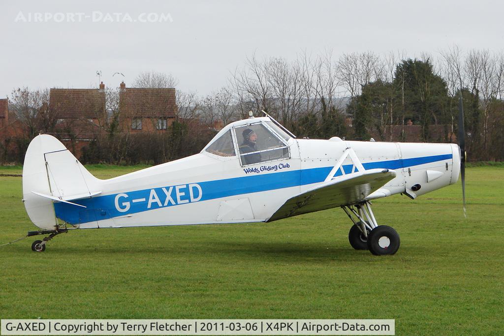 G-AXED, 1965 Piper PA-25-235 Pawnee C/N 25-3586, Ex Finnish (OH-PIM) 1965 Piper PIPER PA-25-235, c/n: 25-3586 is the Tug for (Pocklington) Wolds Gliding Club