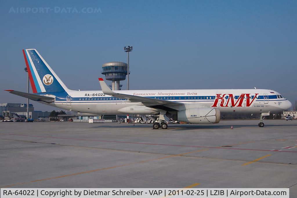 RA-64022, 1999 Tupolev 204-100 C/N 1450743164022, KMV Tupolev 204