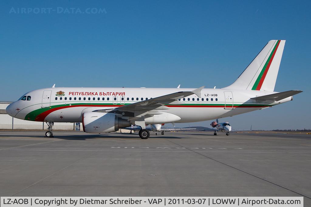 LZ-AOB, 2007 Airbus A319-111 C/N 3188, Bulgaria Government Airbus 319