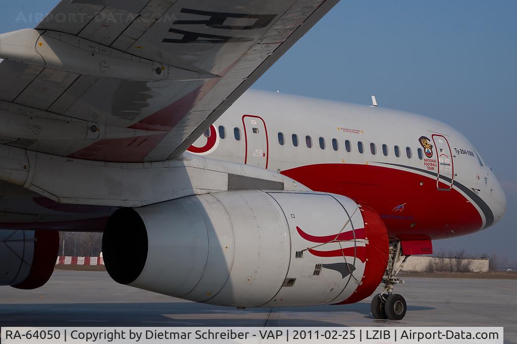 RA-64050, 2009 Tupolev Tu-204-100V C/N 145074-64050, red Wings Tupolev 204