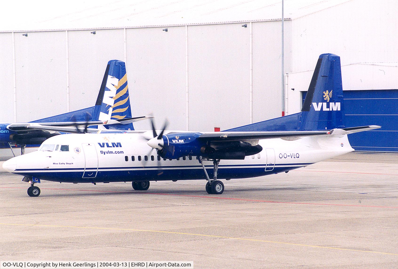 OO-VLQ, 1989 Fokker 50 C/N 20159, VLM