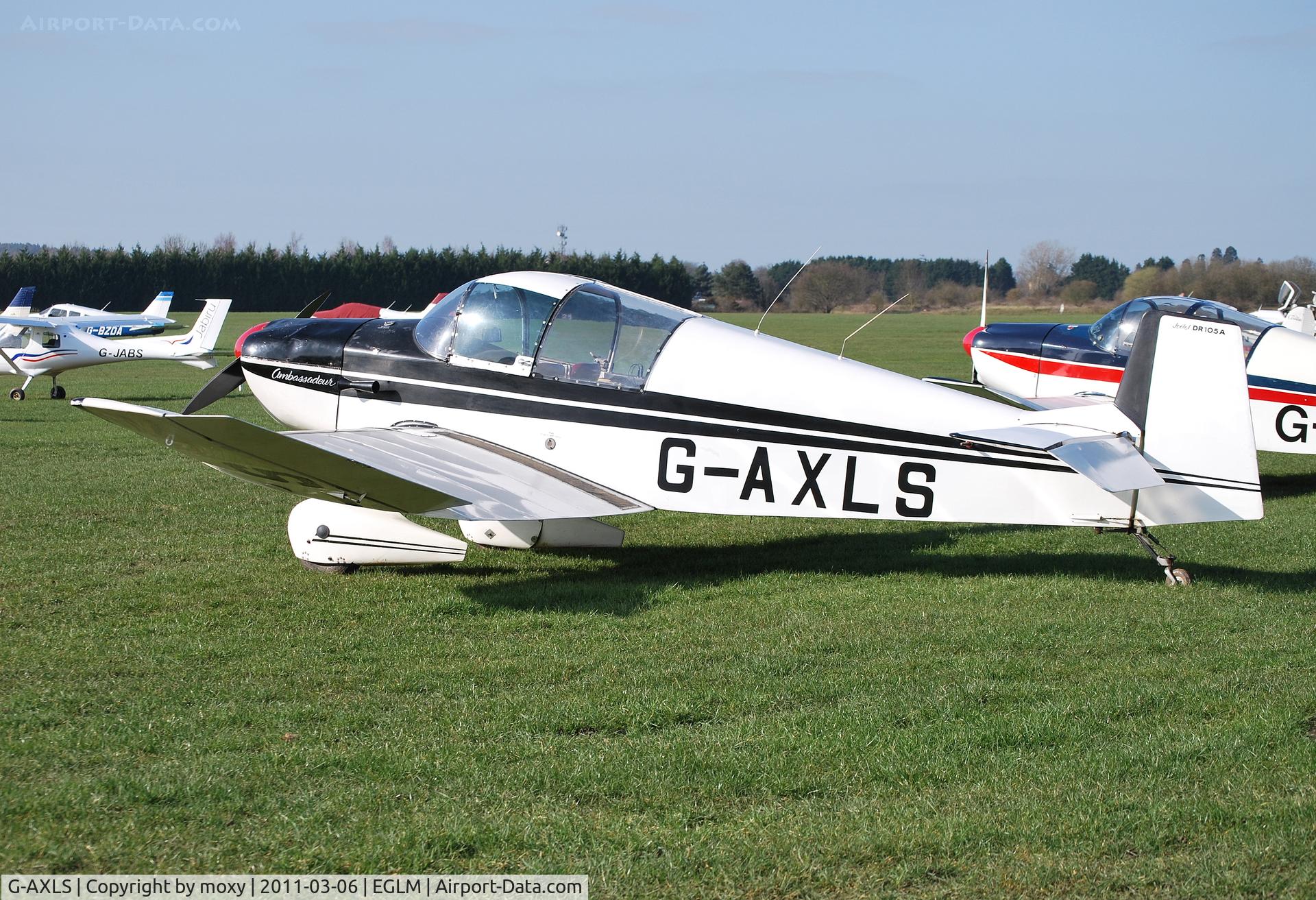 G-AXLS, 1959 Jodel DR-105A Ambassadeur C/N 86, Jodel DR105A Ambassadeur Ex F-BIVR, at White Waltham