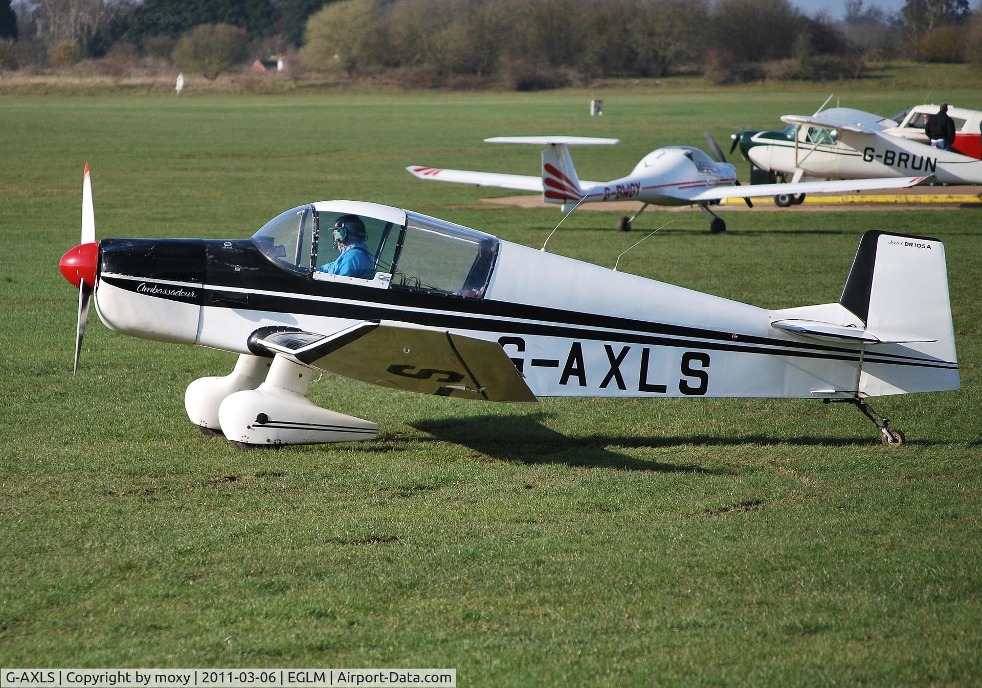 G-AXLS, 1959 Jodel DR-105A Ambassadeur C/N 86, Jodel DR105A Ex F-BIVR Ambassadeur, at White Waltham