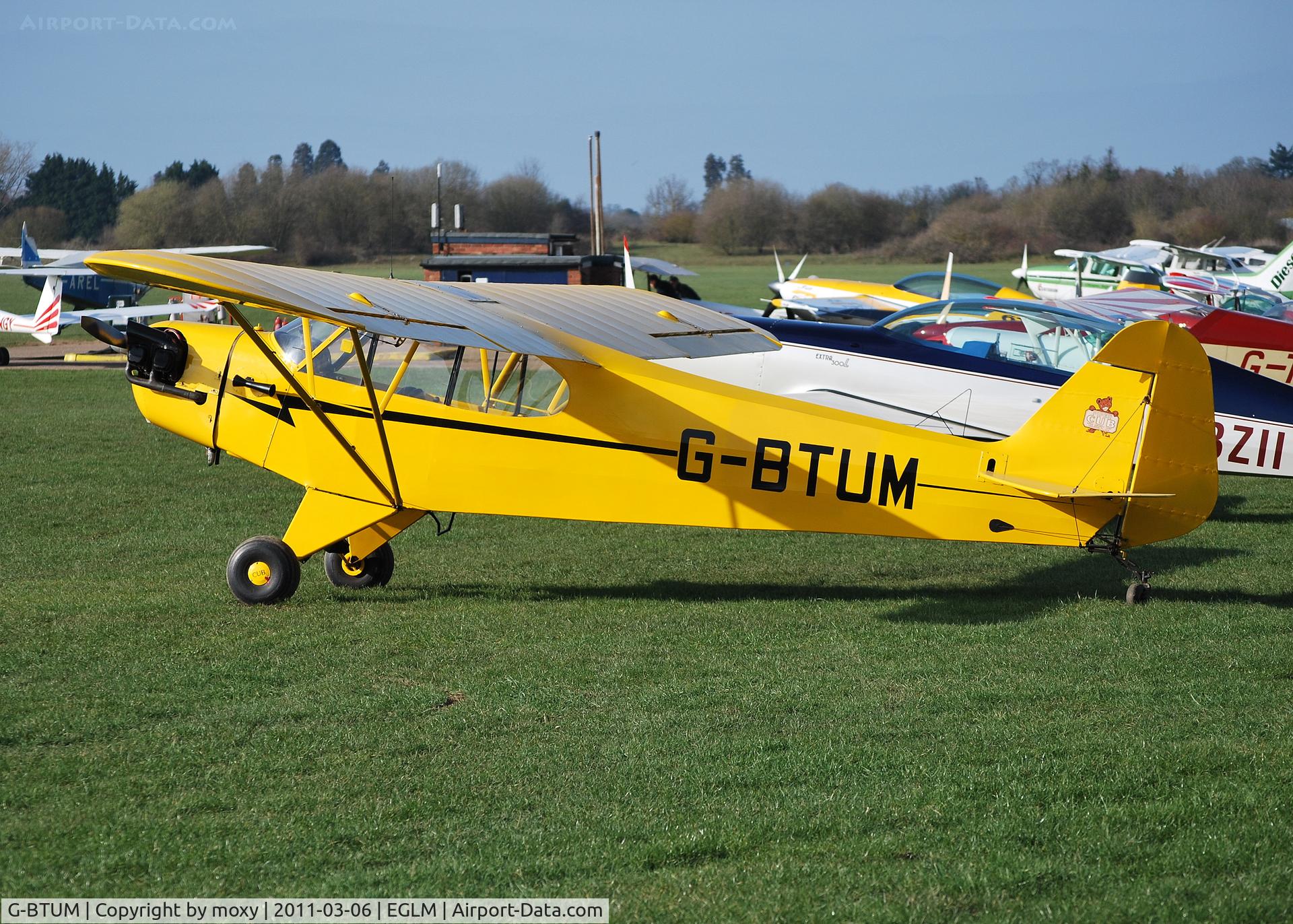 G-BTUM, 1946 Piper J3C-65 Cub Cub C/N 19516, Piper Cub at White Waltham