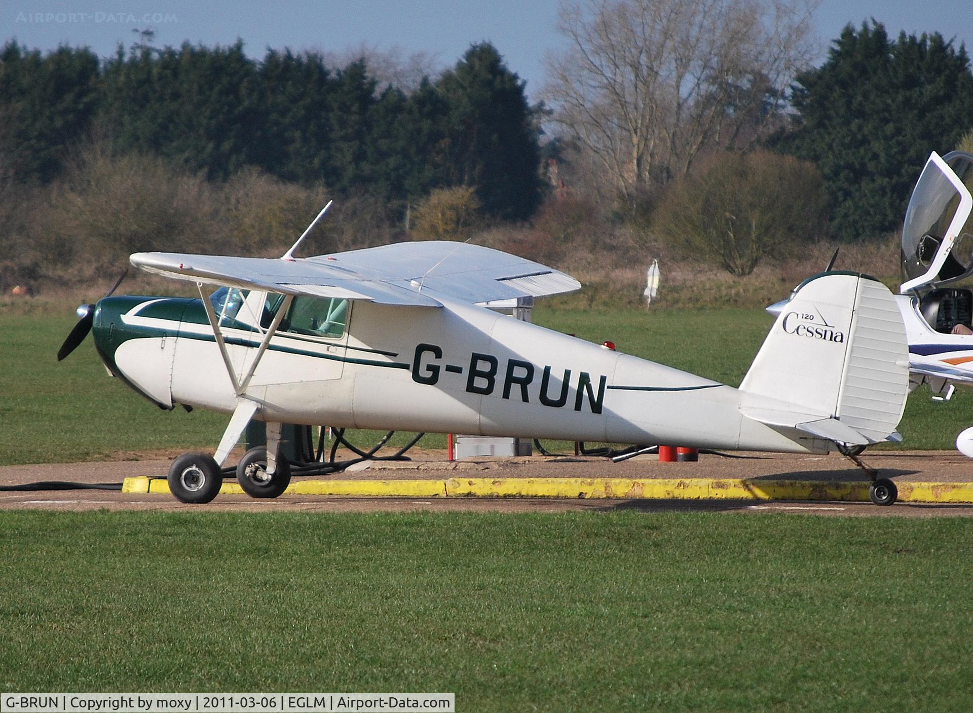 G-BRUN, 1946 Cessna 120 C/N 9294, Cessna 120 at White Waltham
