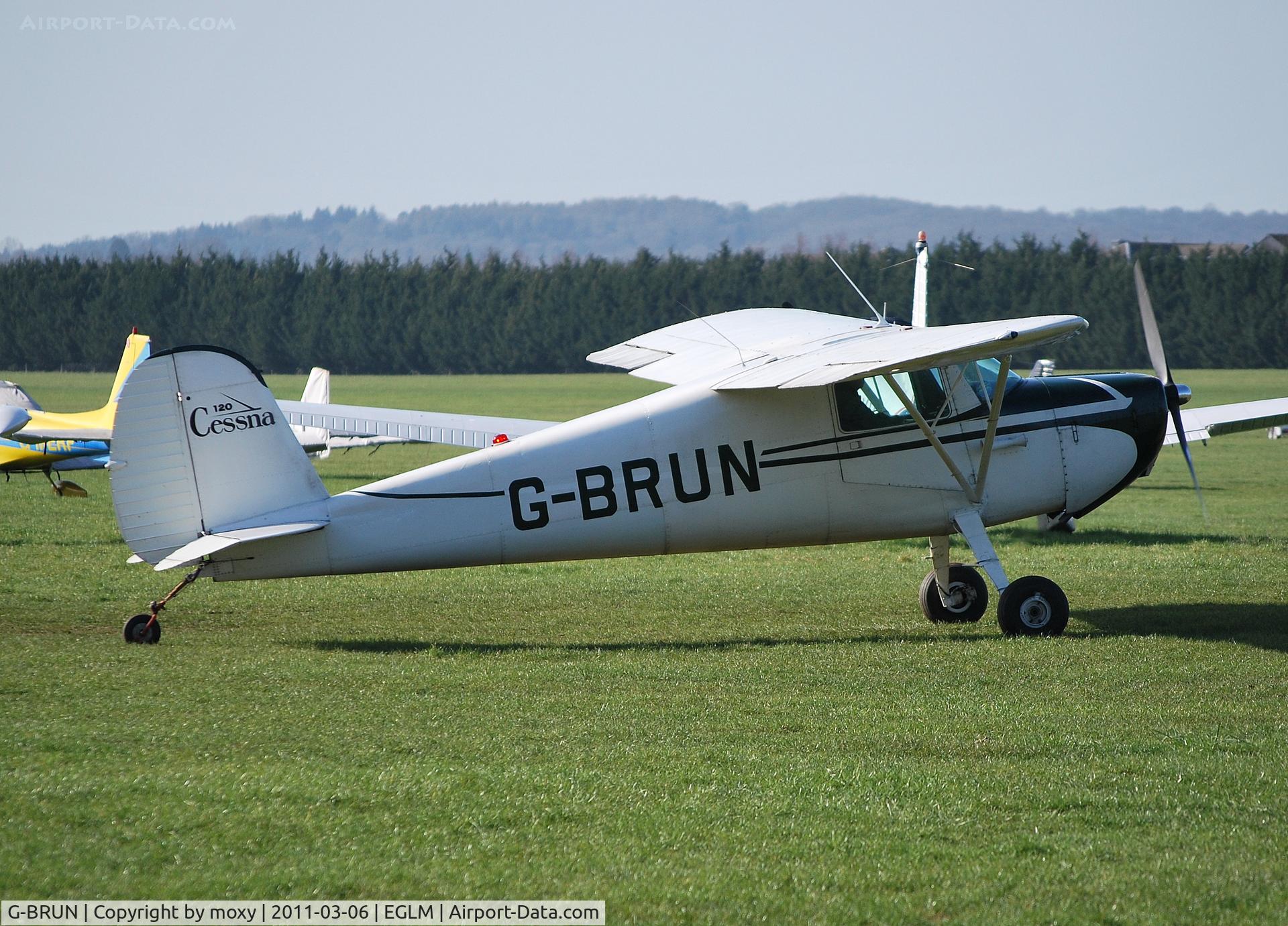 G-BRUN, 1946 Cessna 120 C/N 9294, Cessna 120 at White Waltham