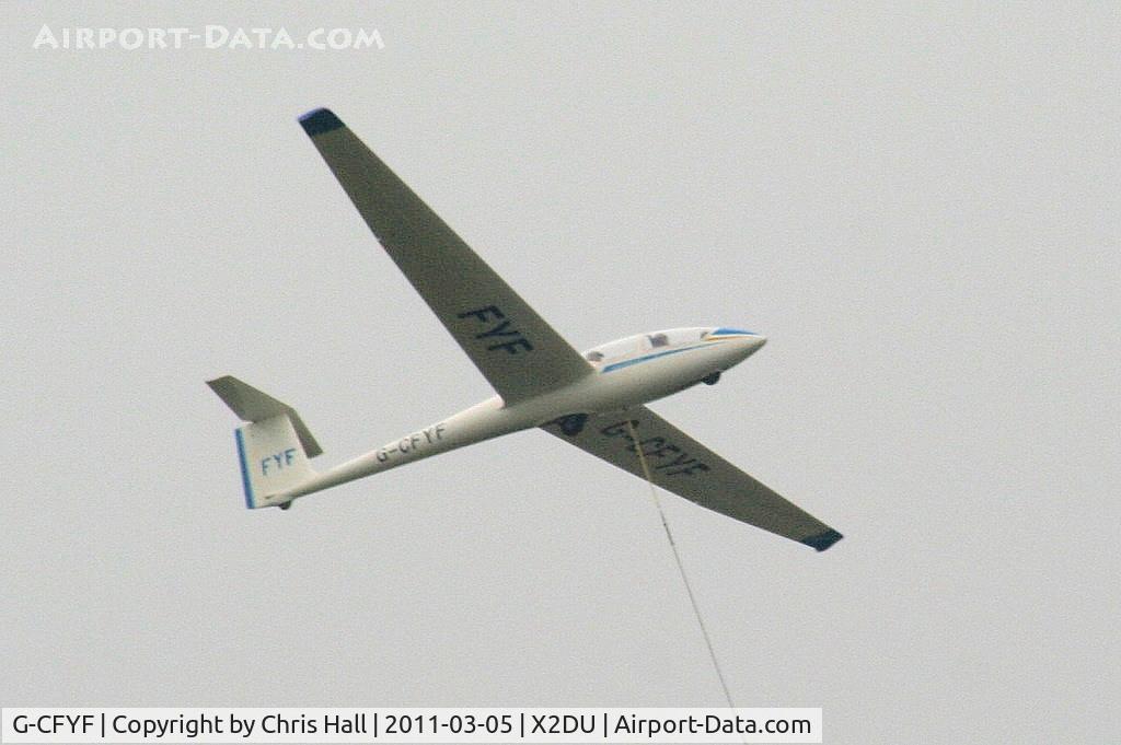 G-CFYF, 1990 Schleicher ASK-21 C/N 21470, London Gliding Club