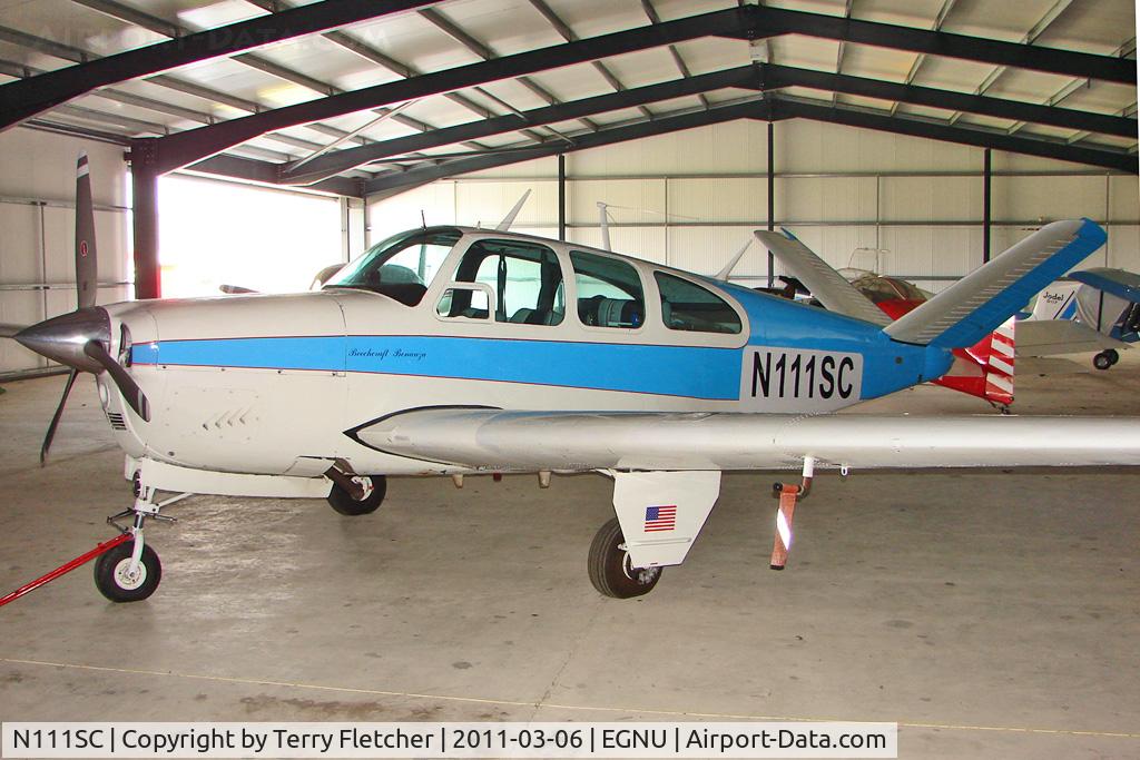 N111SC, 1961 Beech N35 Bonanza C/N D-6795, Beech N35, c/n: D-6795 Bonanza at Full Sutton