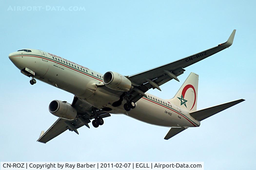 CN-ROZ, 2010 Boeing 737-8B6 C/N 33071, Boeing 737-8B6 [33071] (RAM Royal Air Maroc) Home~G 07/02/2011