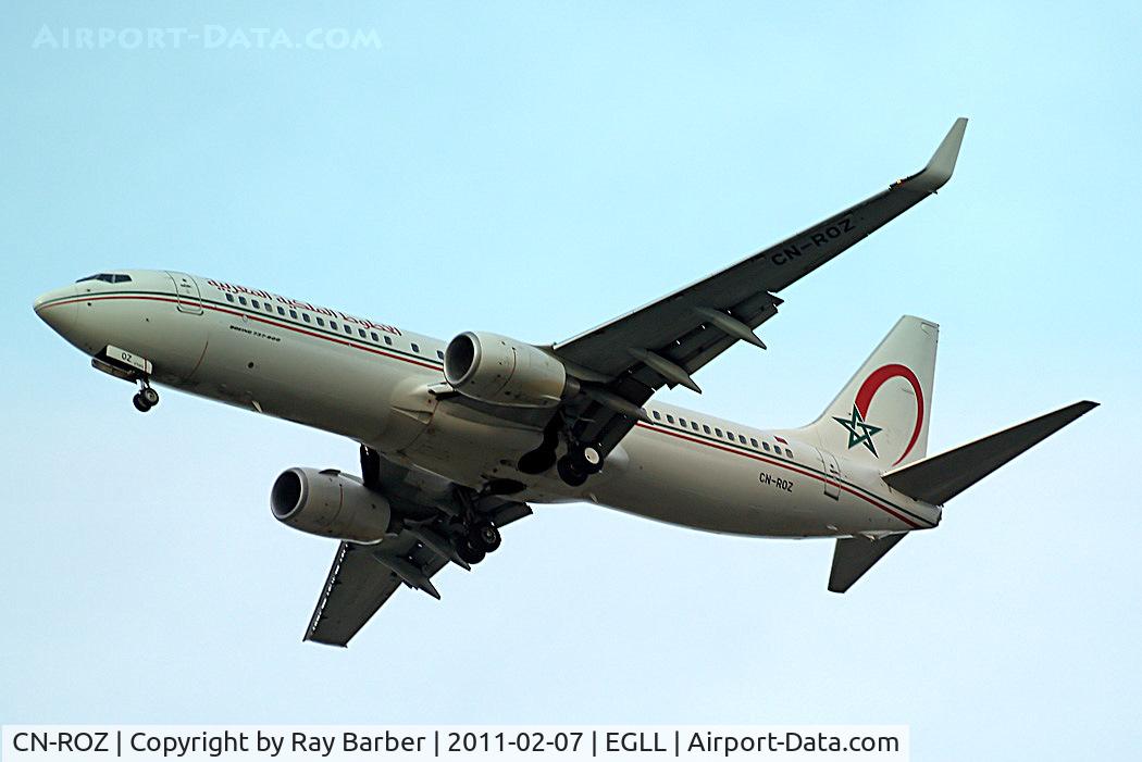 CN-ROZ, 2010 Boeing 737-8B6 C/N 33071, Boeing 737-8B6 [33071] (RAM Royal Air Maroc) Home~G 07/02/2011.