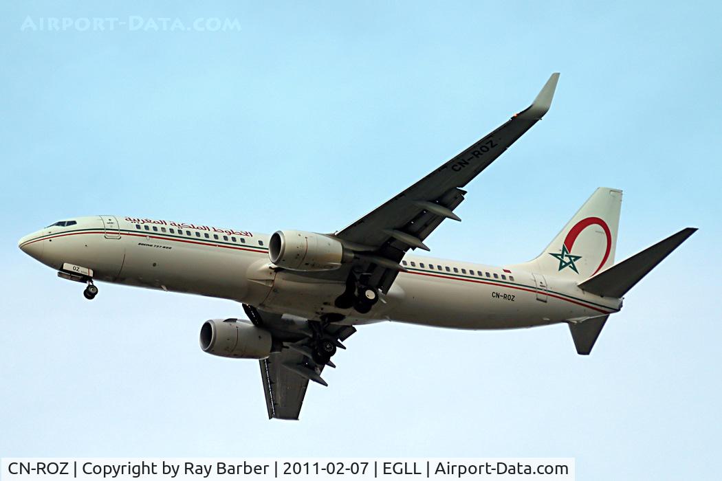 CN-ROZ, 2010 Boeing 737-8B6 C/N 33071, Boeing 737-8B6 [33071] (RAM Royal Air Maroc) Home~G 07/02/2011.