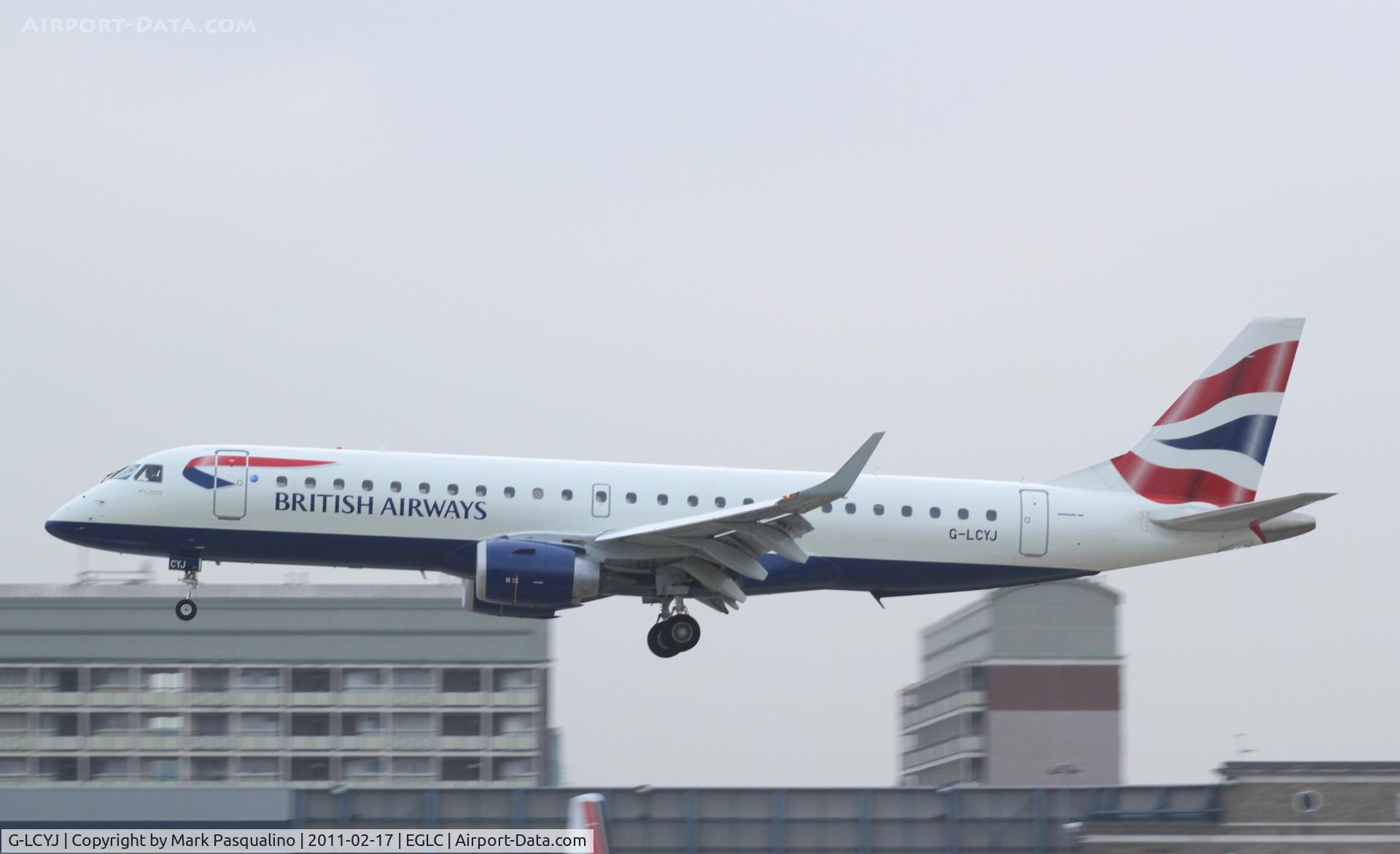 G-LCYJ, 2010 Embraer 190SR (ERJ-190-100SR) C/N 19000339, ERJ-190-100SR