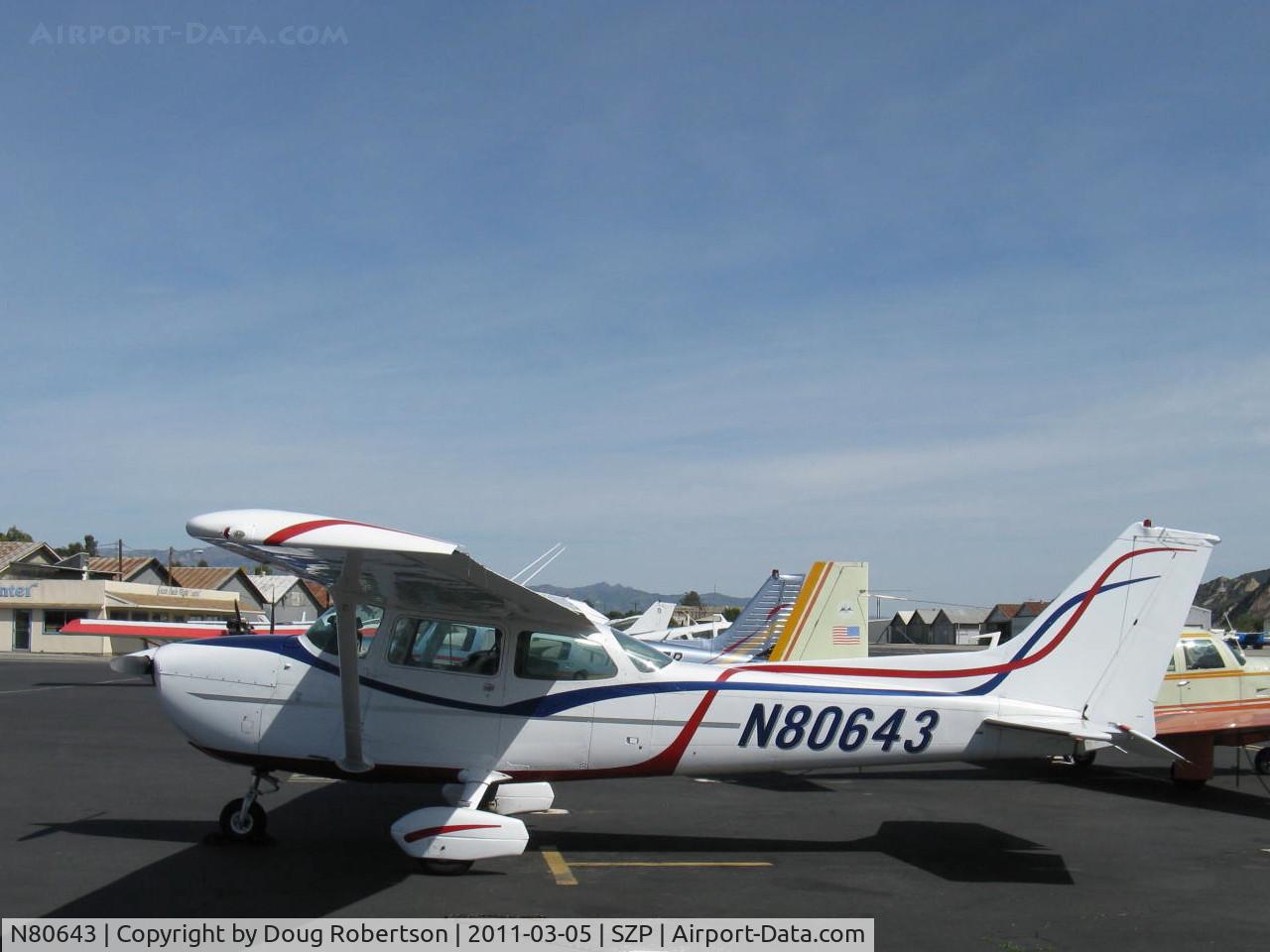 N80643, 1976 Cessna 172M C/N 17266687, 1976 Cessna 172M SKYHAWK, Lycoming O-320-E2D 150 Hp