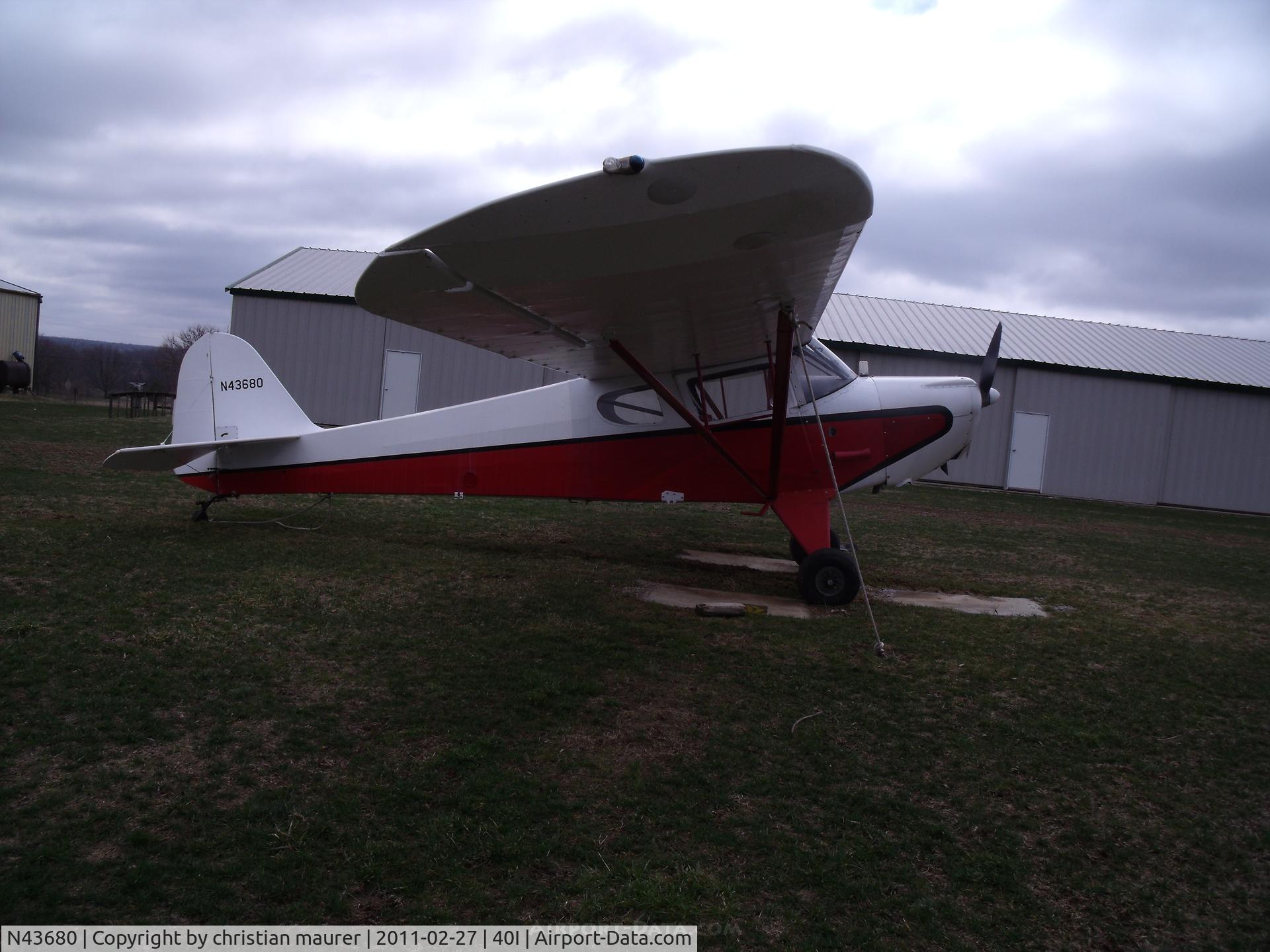 N43680, 1946 Taylorcraft BC12-D C/N 7339, cool!