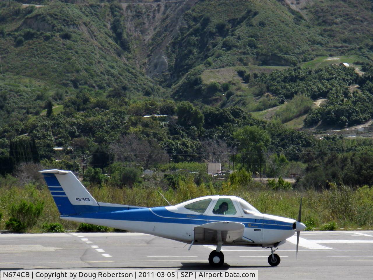N674CB, 1979 Beech 77 Skipper C/N WA-8, 1979 Beech 77 SKIPPER, Lycoming O-235-L2C 115 Hp, taxi